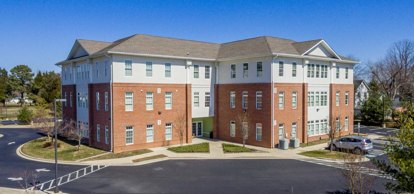 The Boyd Building, a three-story medical office building at 41680 Miss Bessie Drive, Leonardtown, Maryland